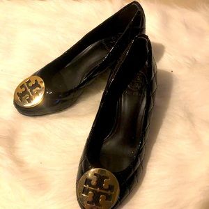 Tory Burch Block Leather Pumps Size 6